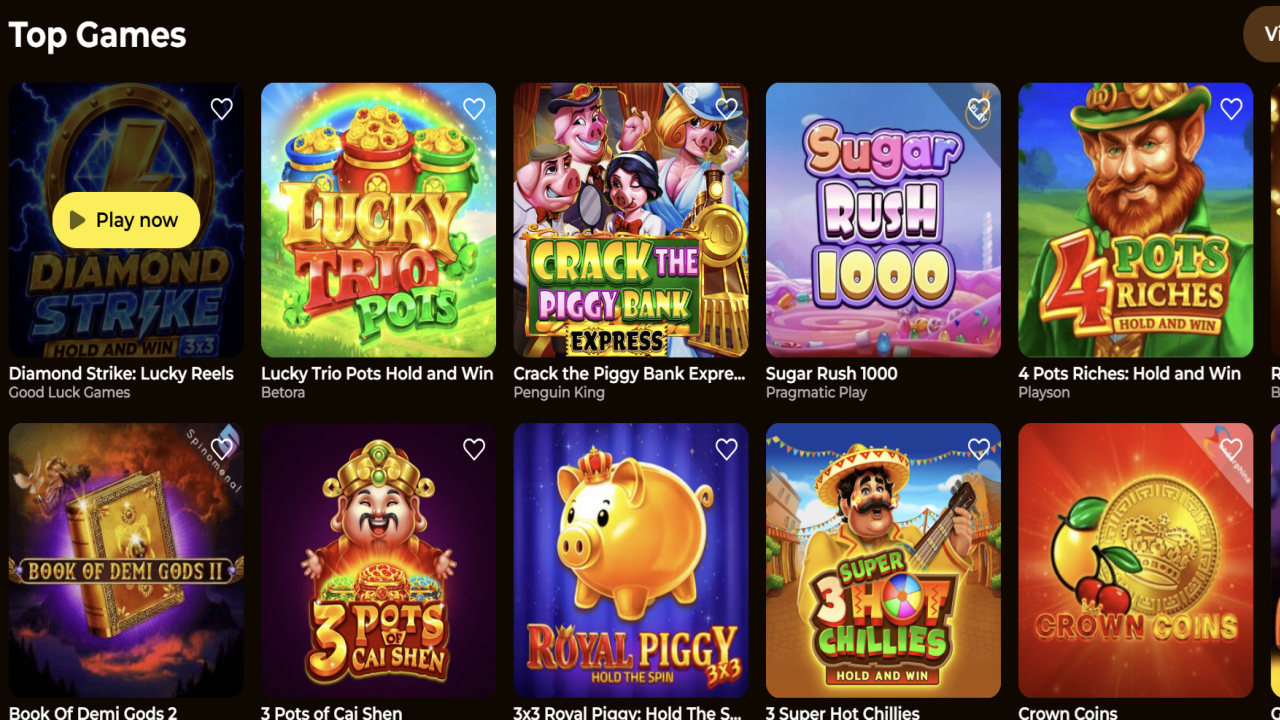Rolldorado casino games